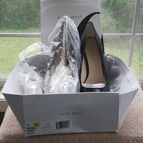 Brand New in packaging Nine West Camya Black Leath - Picture 6 of 6